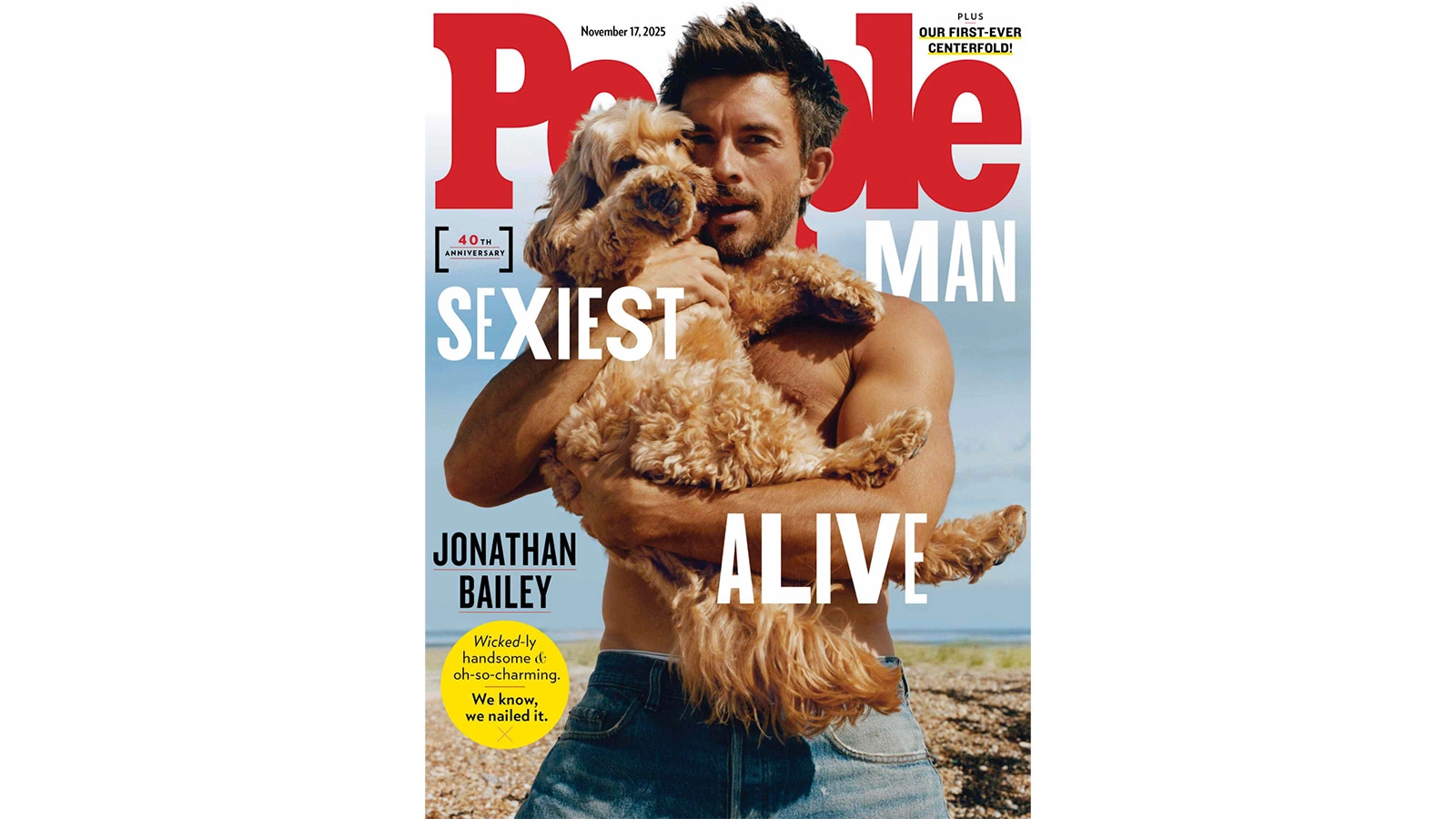 Джонатан Бейли на обложке журнала People