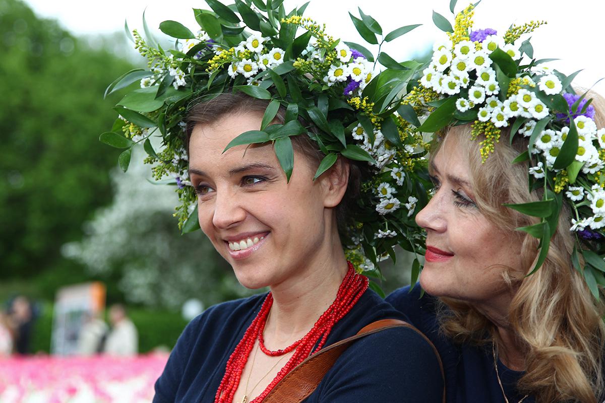 Актриса Ирина Алферова с дочерью Ксенией, 2012 год