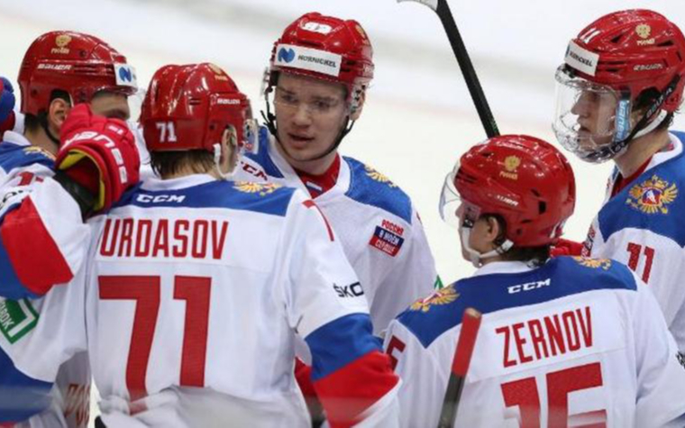 Фото: Игроки сборной России (Фото: сайт Федерации хоккея страны)