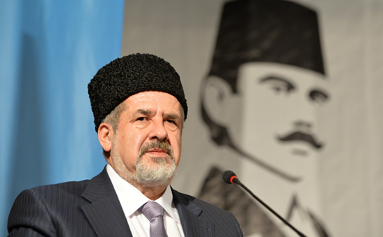 Глава меджлиса крымско-татарского народа Рефат Чубаров,&nbsp;29 марта 2014 года


