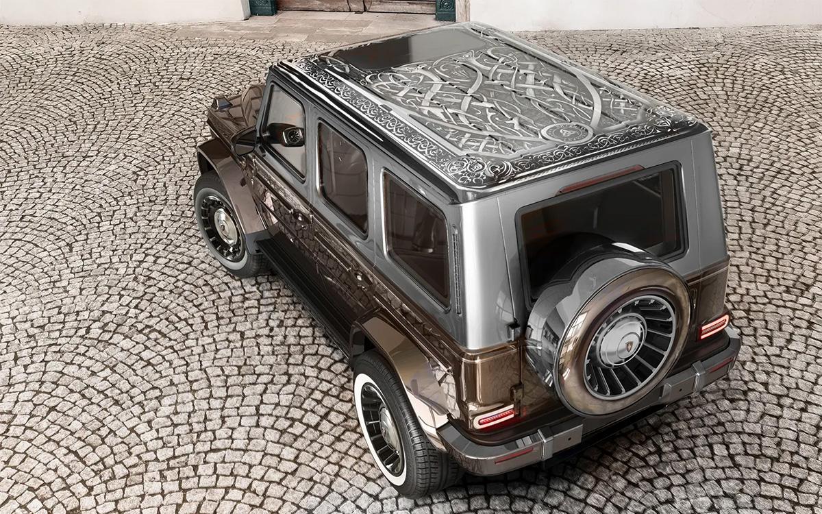 Тюнеры показали уникальный Mercedes G-Class с гравировкой и винтовками
