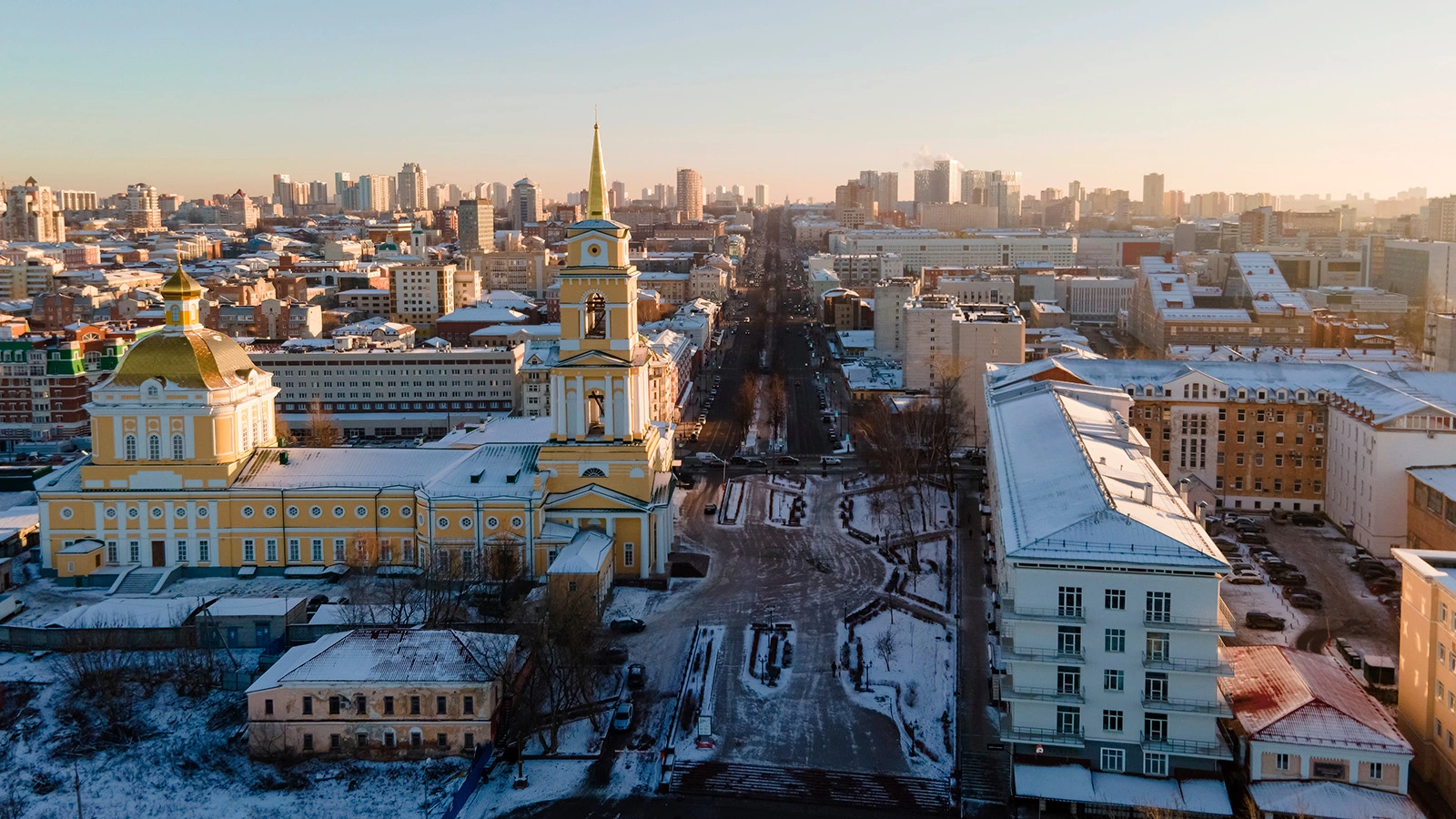 Вид на город Пермь