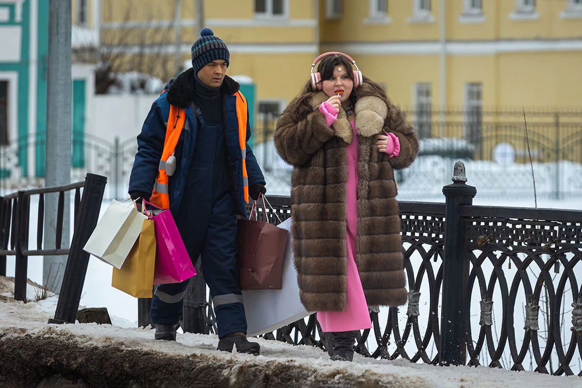 Фото со съемок сериала «Шик»
