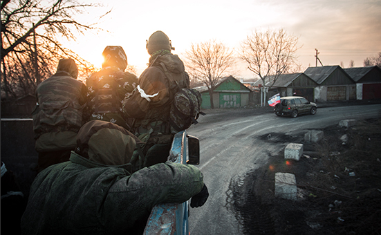 Ополченцы Донецкой народной республики. Февраль 2015 года


