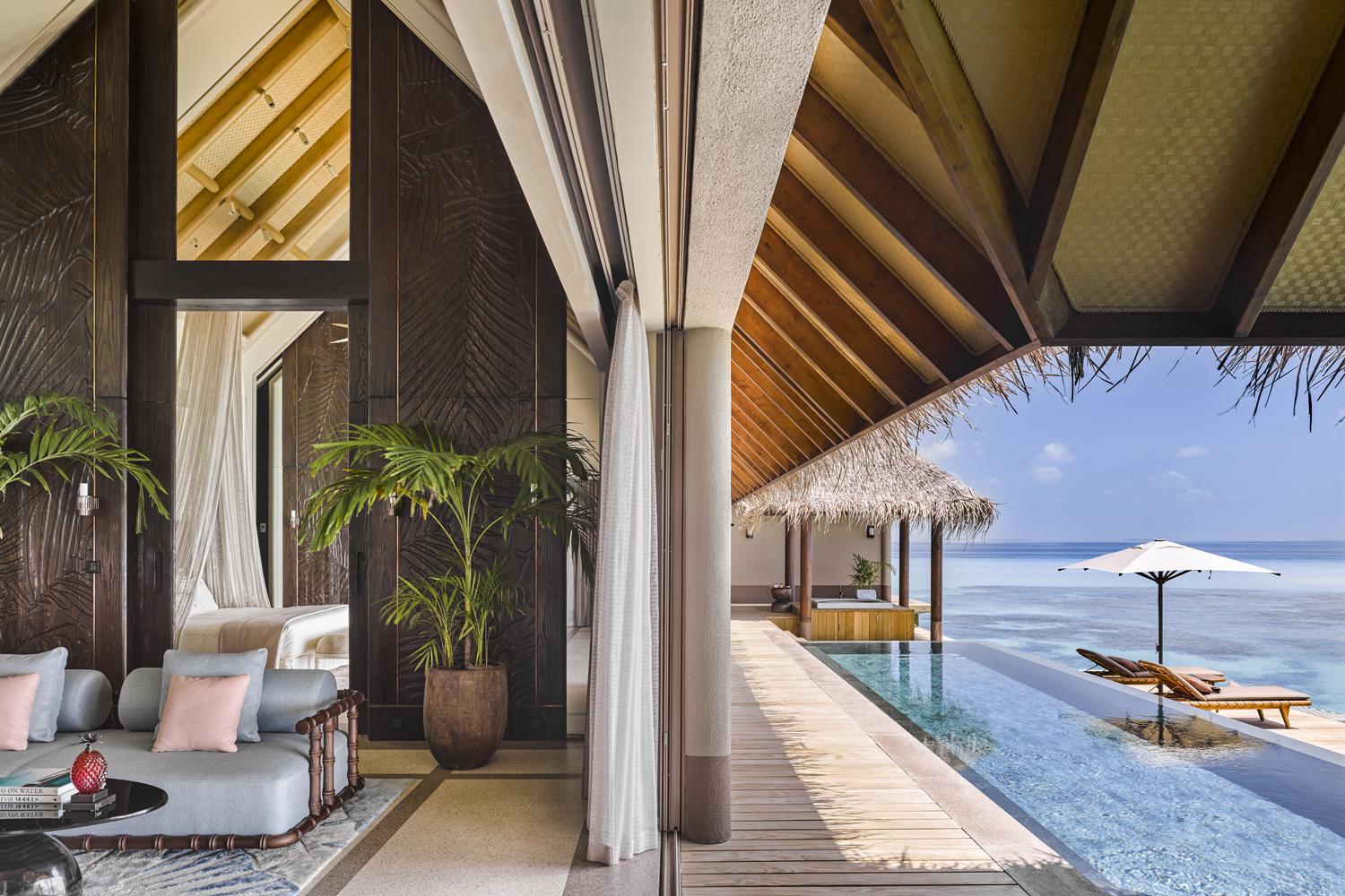 Интерьер Luxury Water Villa with Pool