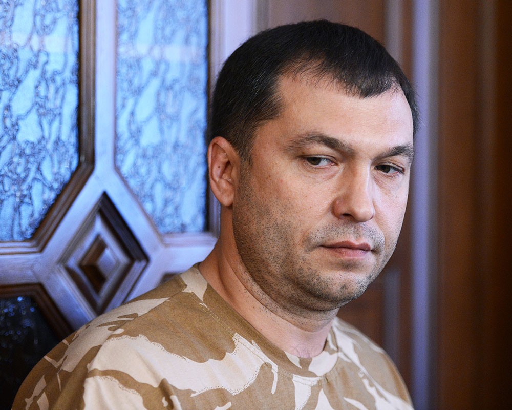 Глава самопровозглашенной Луганской народной республики Валерий Болотов 