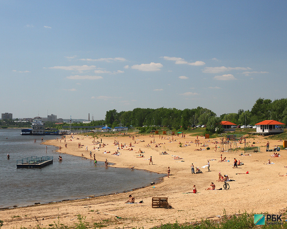 В Казани определили пляжи и места летнего отдыха горожан у воды 