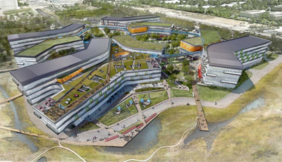 Google строит гигантскую штаб-квартиру. Фото