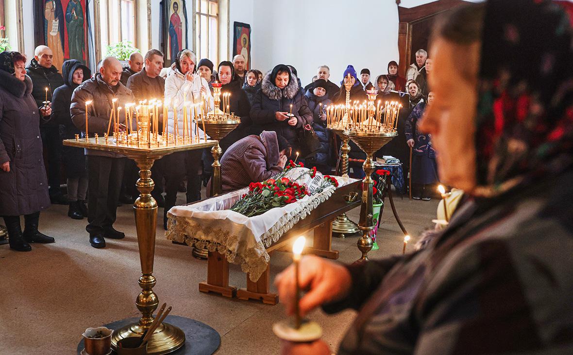Отпевание Леонида Голованова в Церкви Успения Пресвятой Богородицы в Климово
