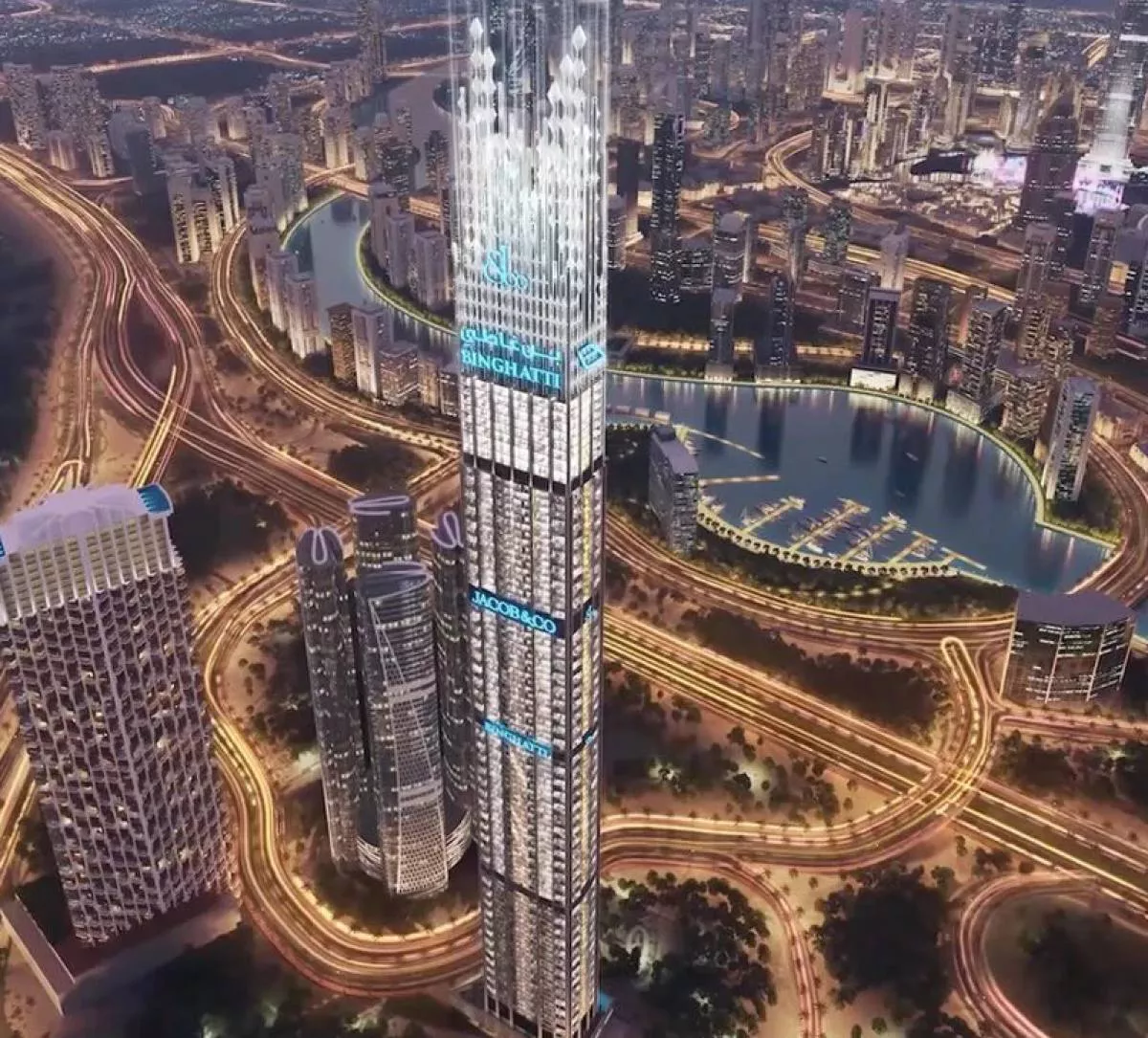 В Дубае началось строительство самого высокого жилого дома в мире. Фото