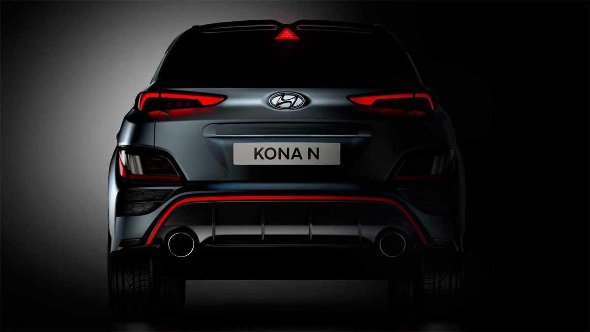 Hyundai рассекретил дизайн спортивной версии кроссовера Kona