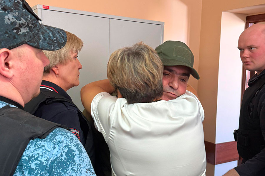 Вячеслав Ахмедов в Одинцовском горсуде, 15 августа 2025 года