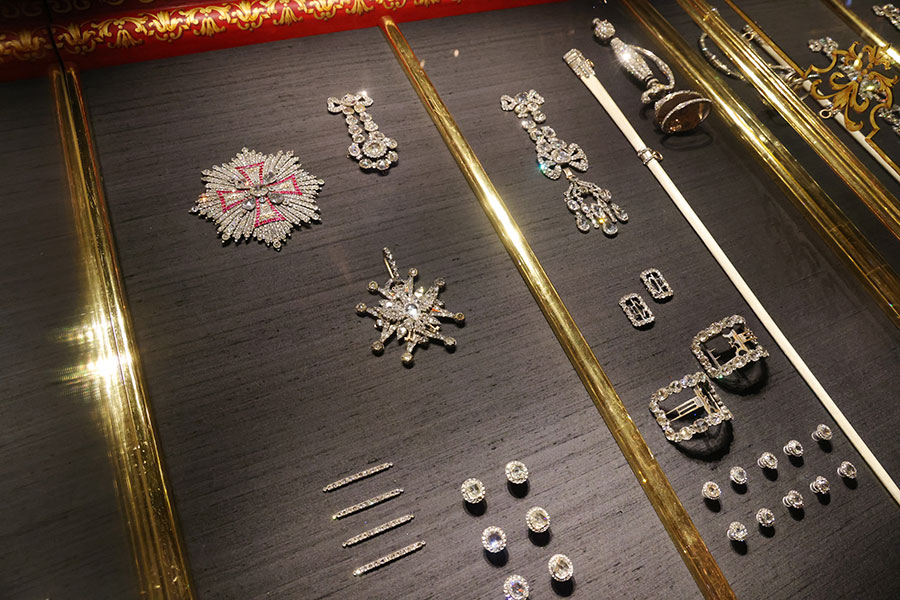 Драгоценности, найденные после ограбления в 2019 году,&nbsp;музей &laquo;Зеленое хранилище&raquo;, 2024 год