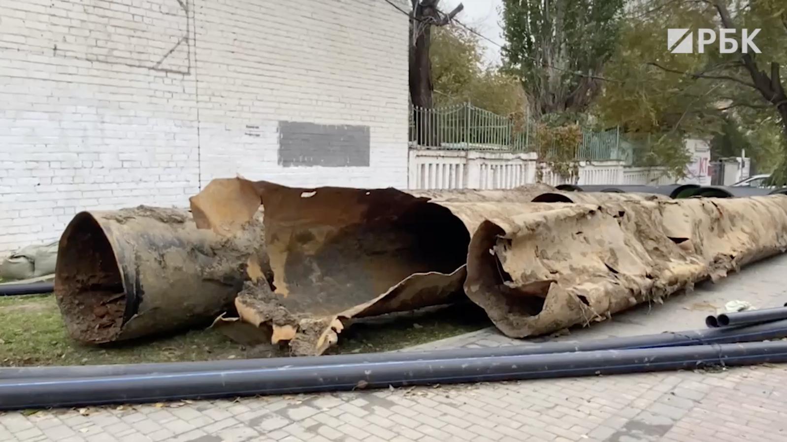 Нечистоты после аварии в Волгограде вывезли в охранную зону Волги