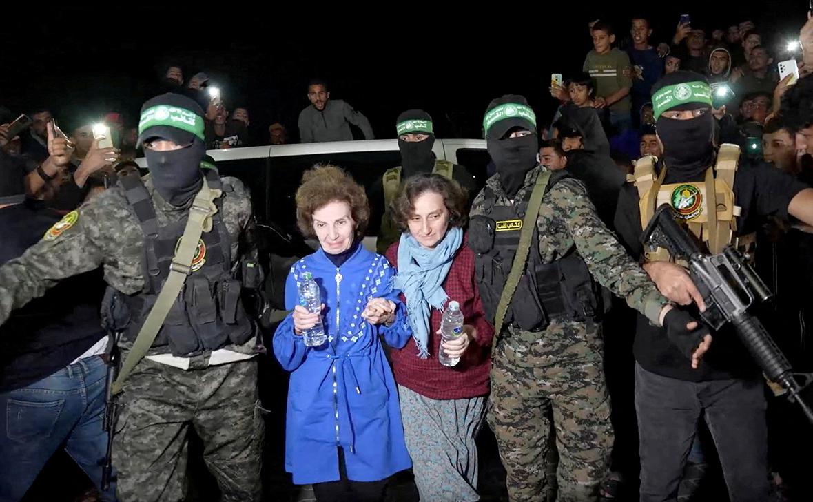 Елена Труфанова и Ирена Тати захваченные ХАМАС&nbsp;