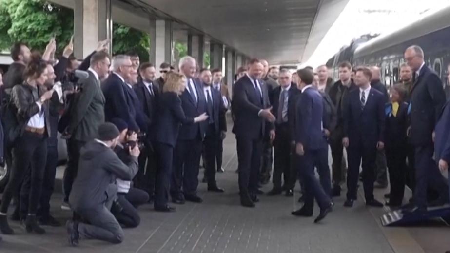 Четыре европейских лидера прибыли в Киев