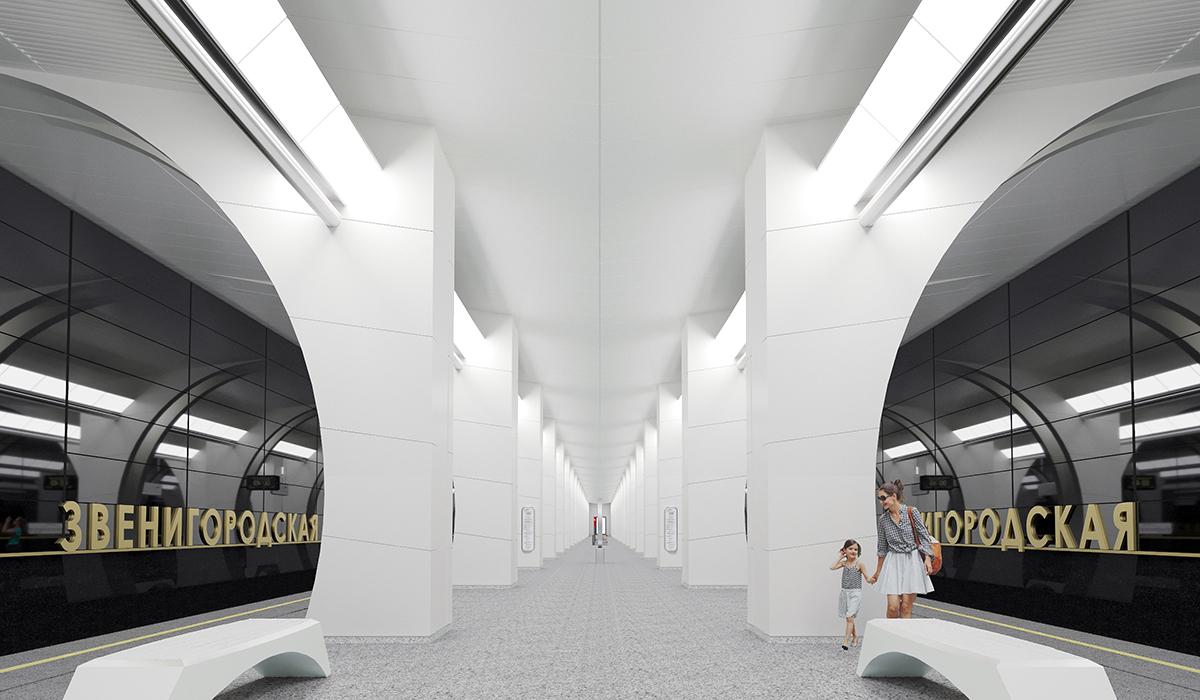 Проект станции метро &laquo;Звенигородская&raquo;