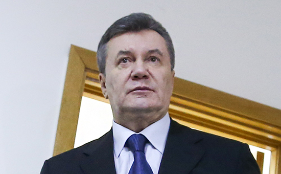 Бывший президент Украины Виктор Янукович
