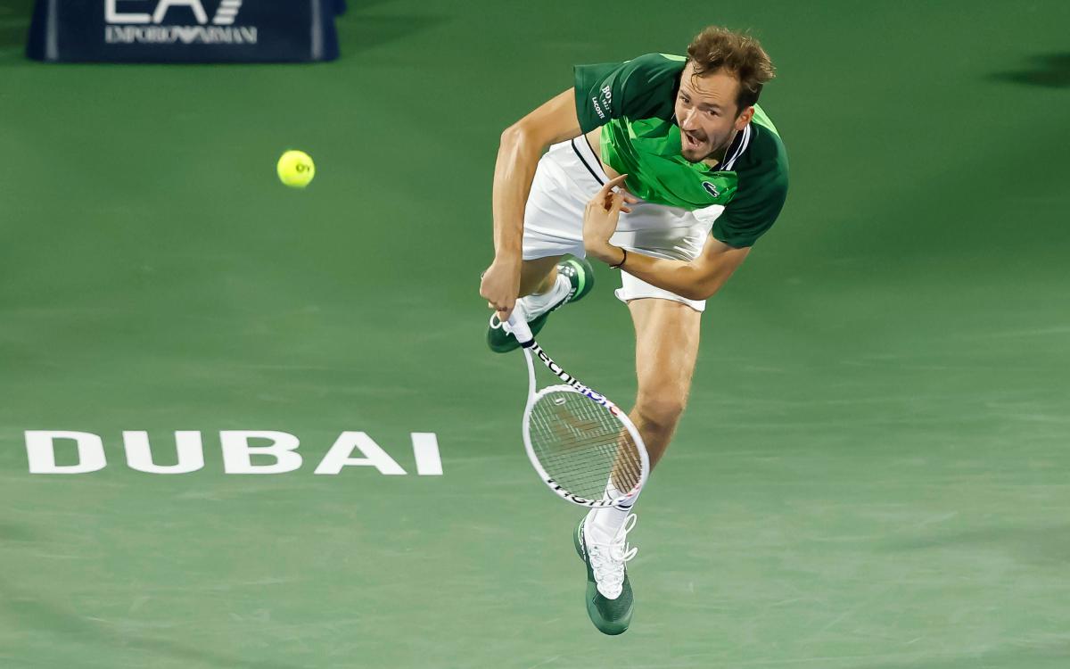 Даниил Медведев вышел в полуфинал крупного турнира в Дубае