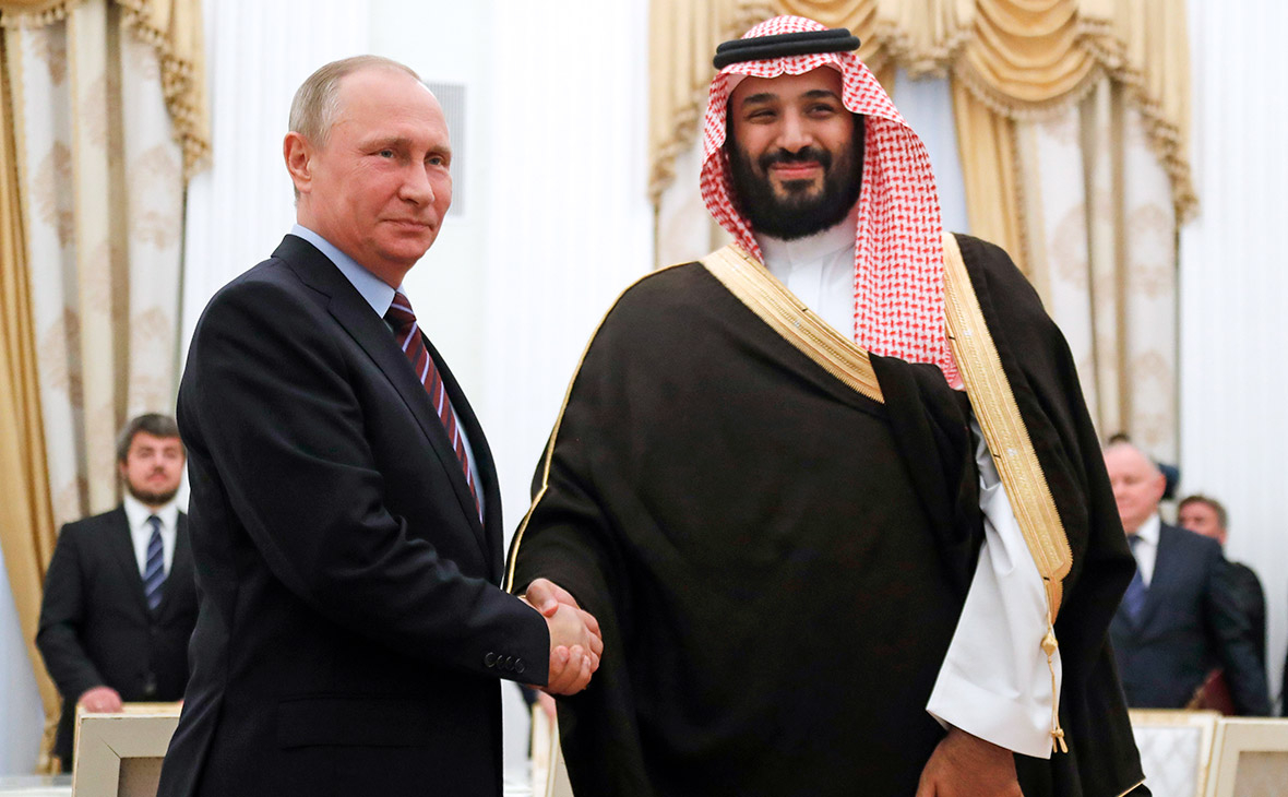 Владимир Путин и&nbsp;Мухаммед бен Сальман Аль Сауд