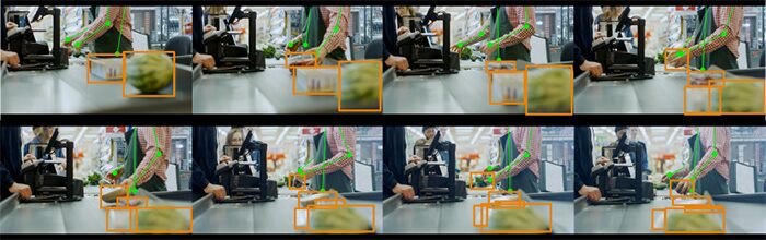 Пример роботизированного отслеживания предметов при записи видео
