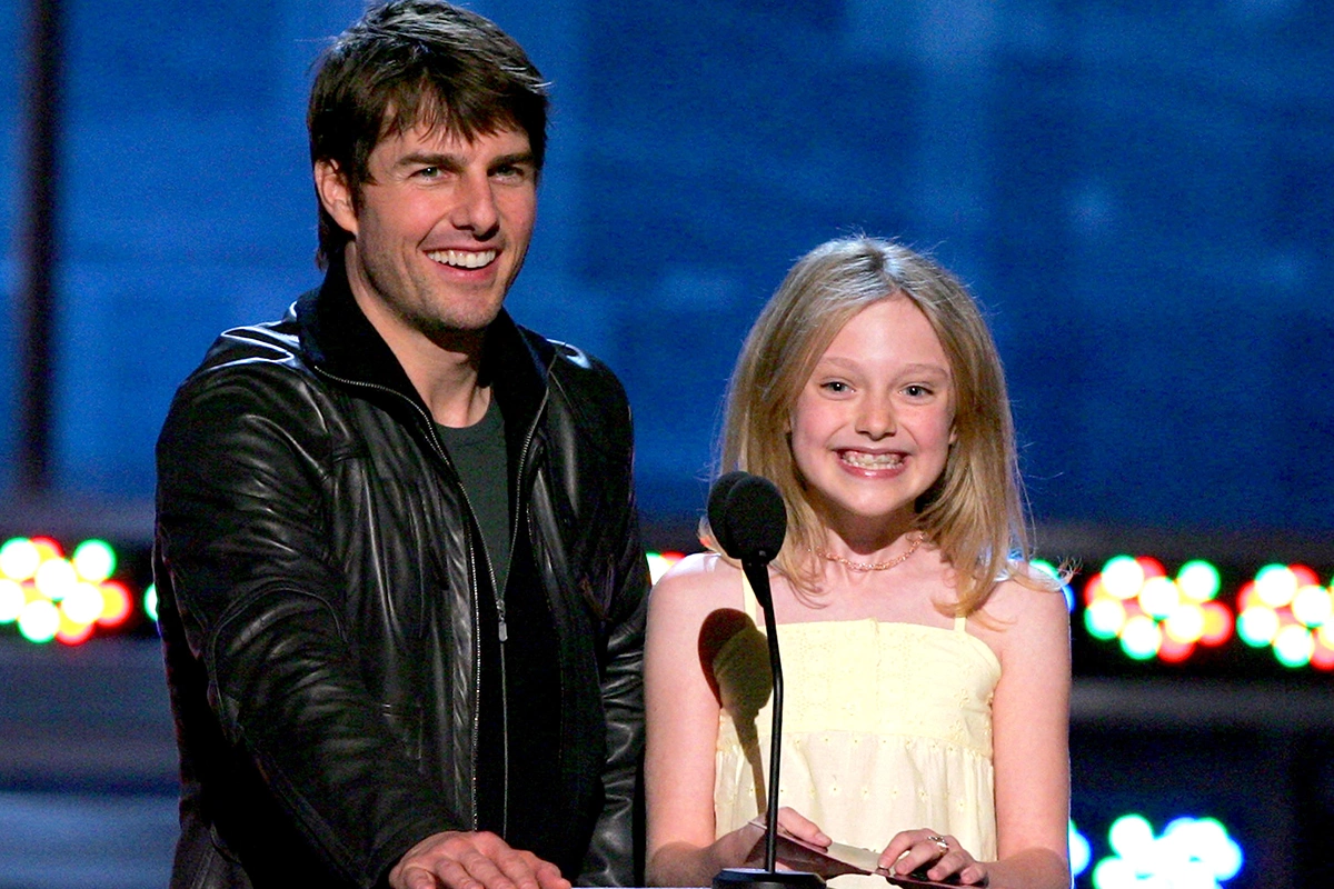 Том Круз и Дакота Фаннинг на премии MTV Movie Awards. 4 июня 2005 года