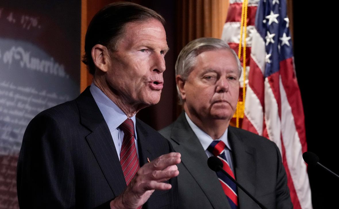 Ричард Блументал и Линдси Грэм