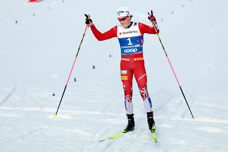 Йоханнес Клебо во время Тур де Ски, 2025 год