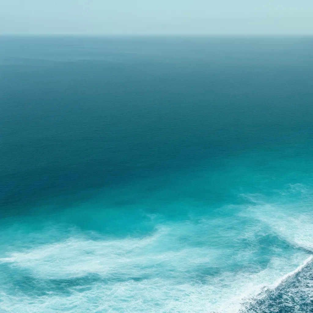 Пейзаж по запросу «a landscape of sea, cold color palette, muted colors, detailed, 8k»