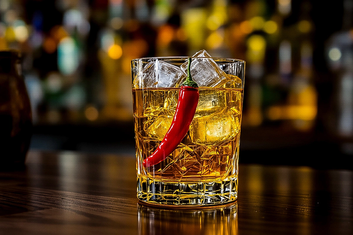 В Южной Корее выдержали виски в бочке с красными перцами