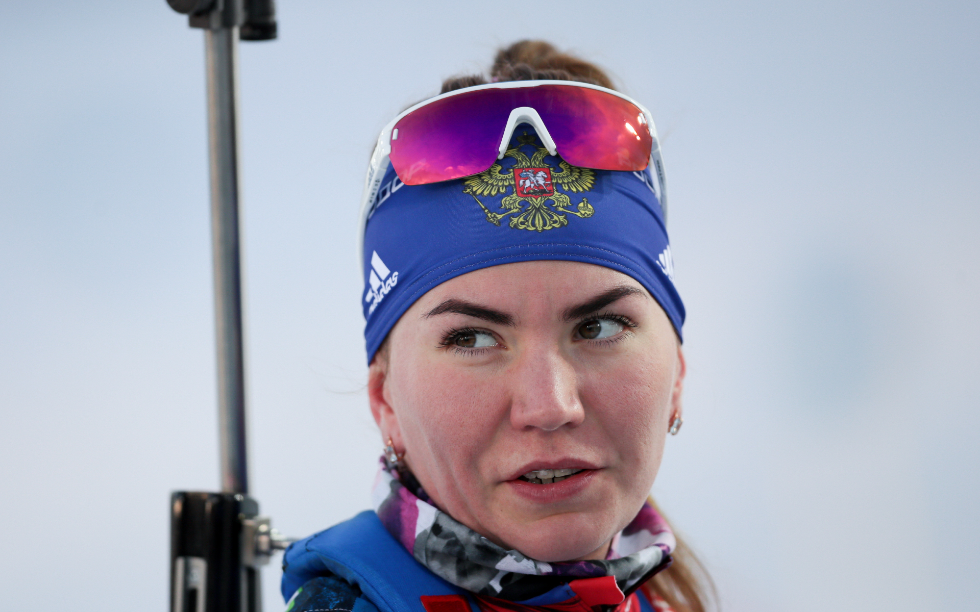 Биатлонистка сборной России Виктория Сливко