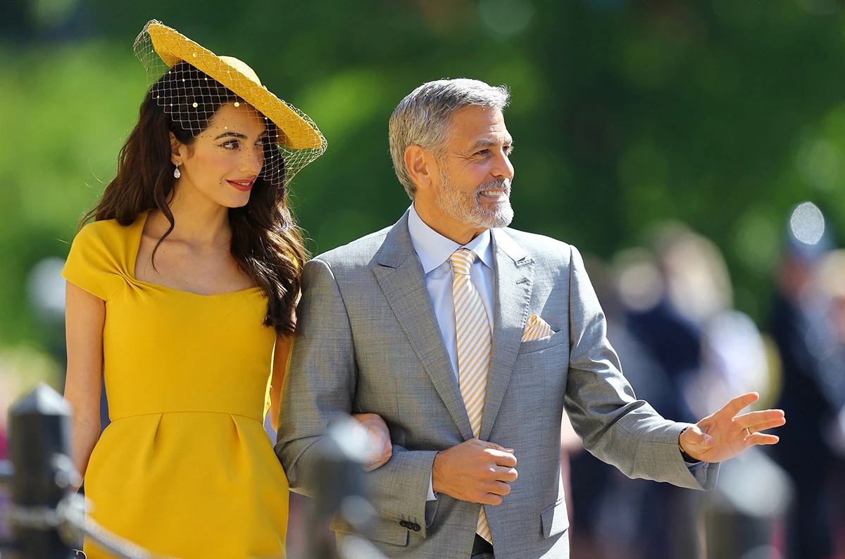 <p>Джордж Клуни и Амаль Аламуддин</p>