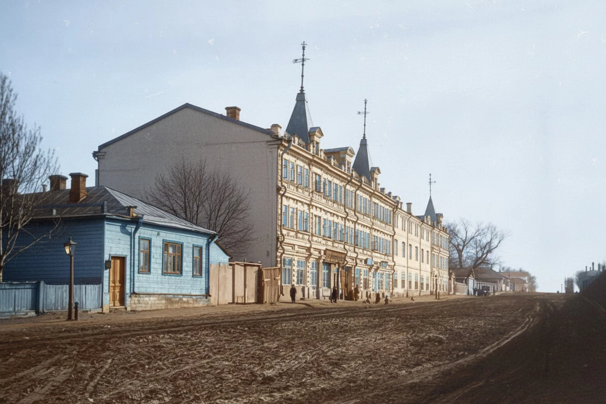Малая Калужская улица, Москва. 1913 год