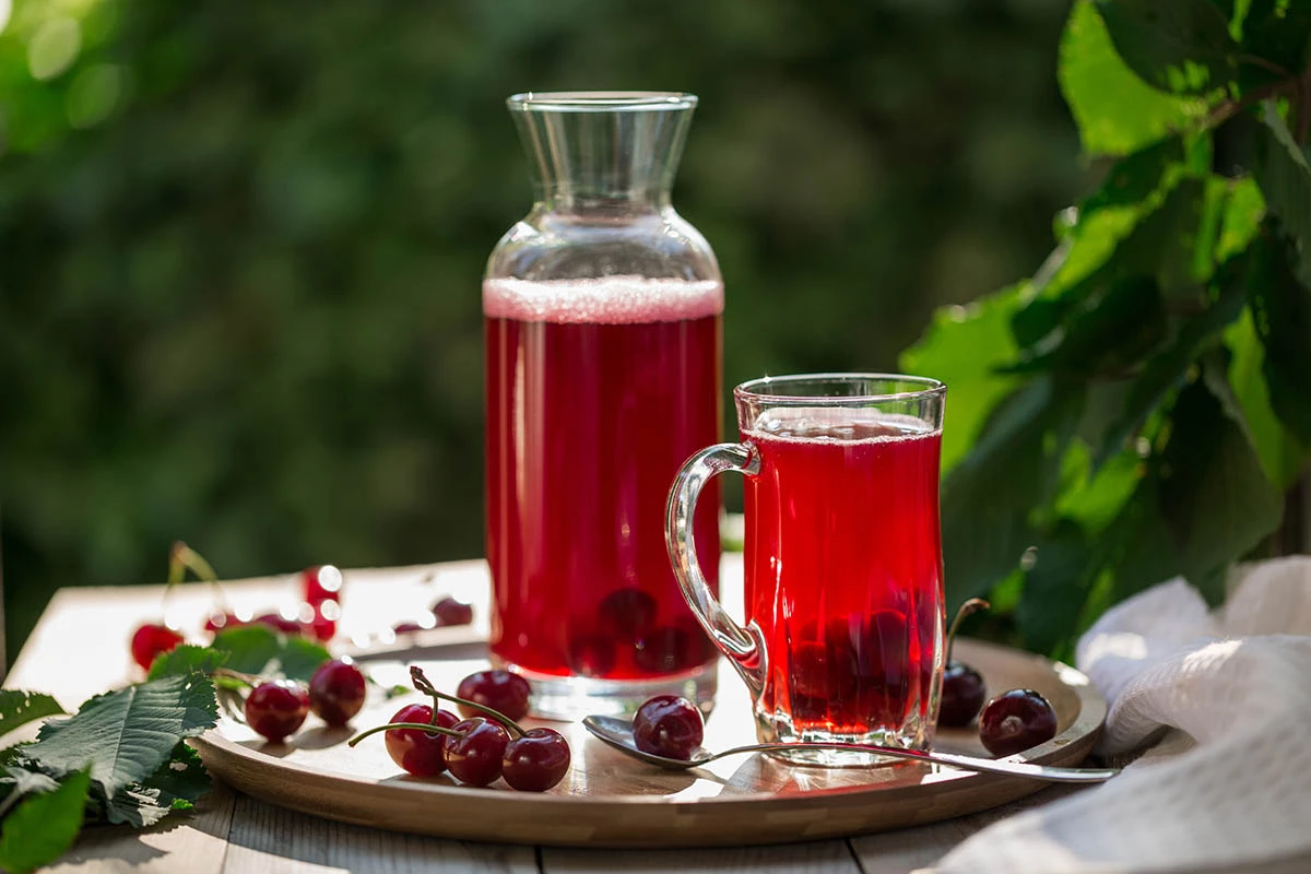Компот из замороженной вишни