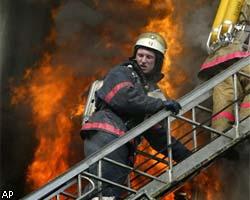 Новый пожар в Москве: горел  завод