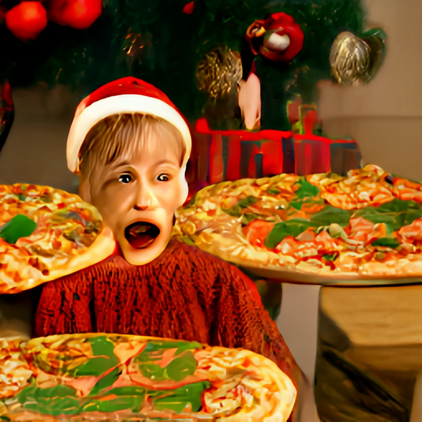 Картинка по запросу &laquo;new year holidays at home alone pizza&raquo;
