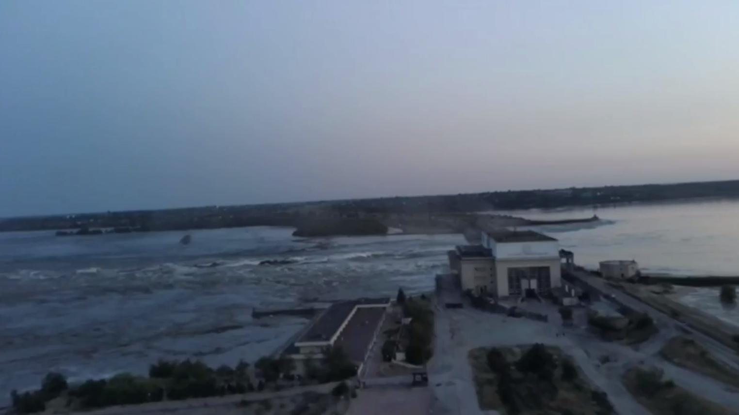 Власти сочли невозможным восстановление Каховской ГЭС