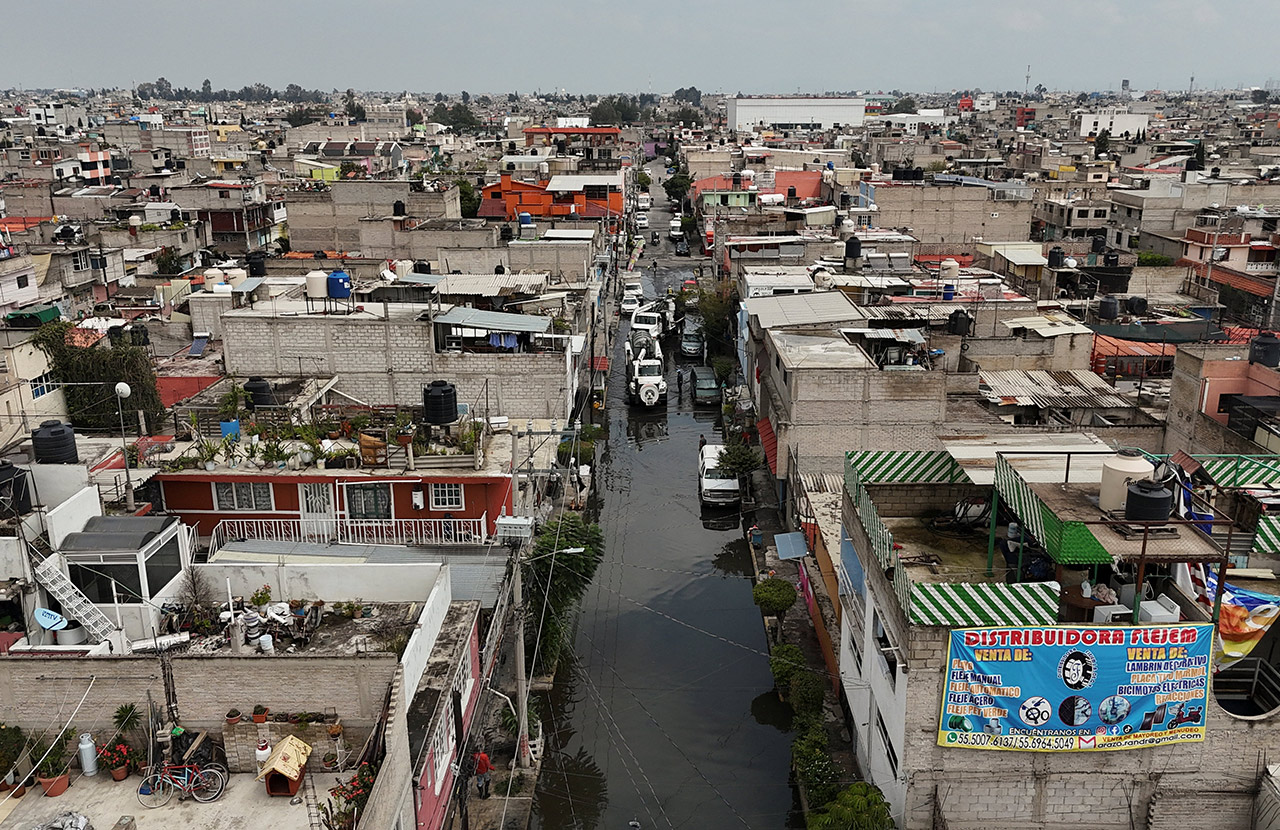 Проливные дожди обрушились на Мексику на прошлой неделе.