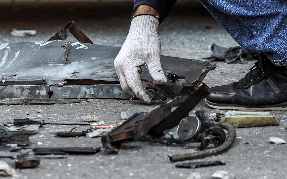 Обломки дрона упали на автобус в Подмосковье