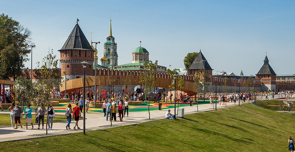 Впервые за 200 лет: как в Туле благоустроили набережную у стен кремля