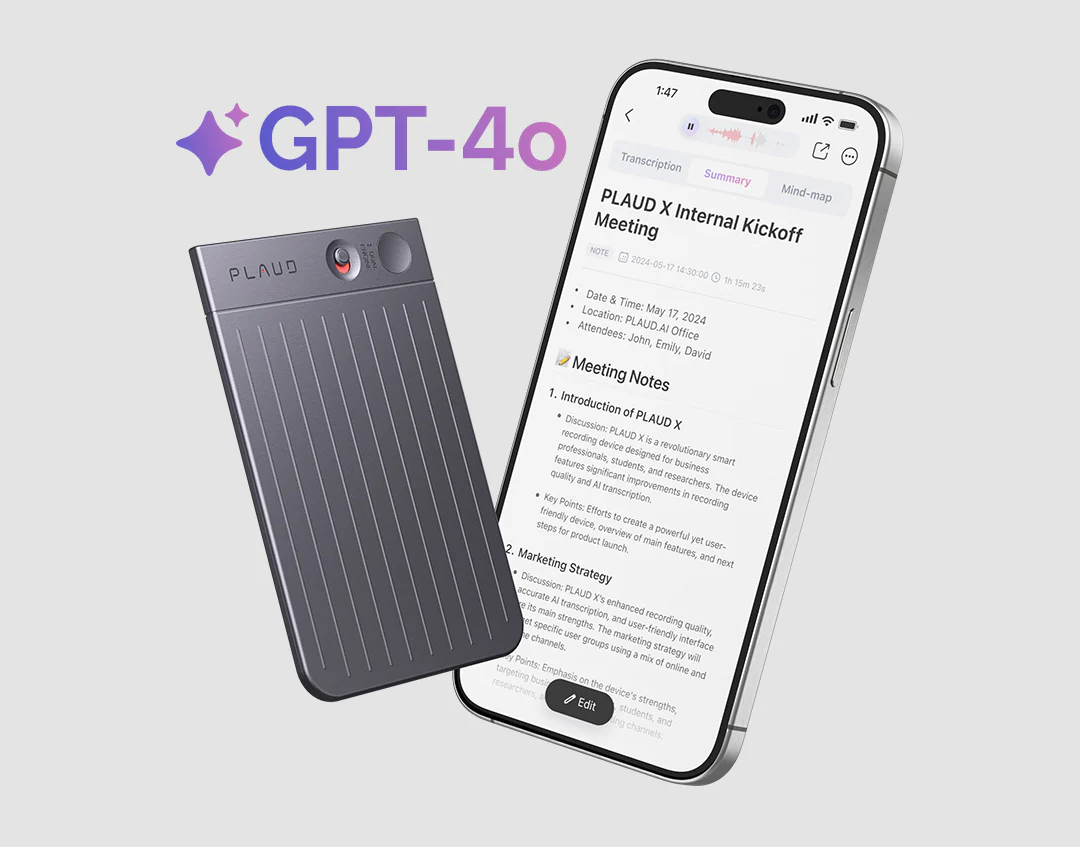PLAUD NOTE &mdash; диктофон с искусственным интеллектом для умных записей