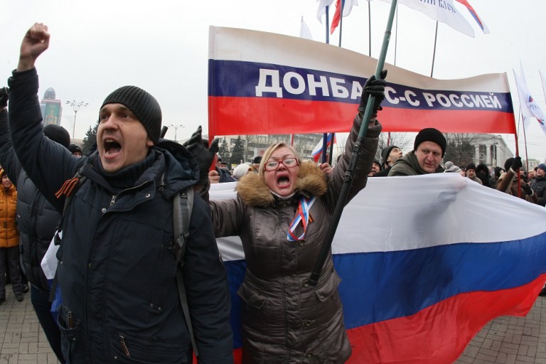 Над администрацией Харькова подняли российский флаг