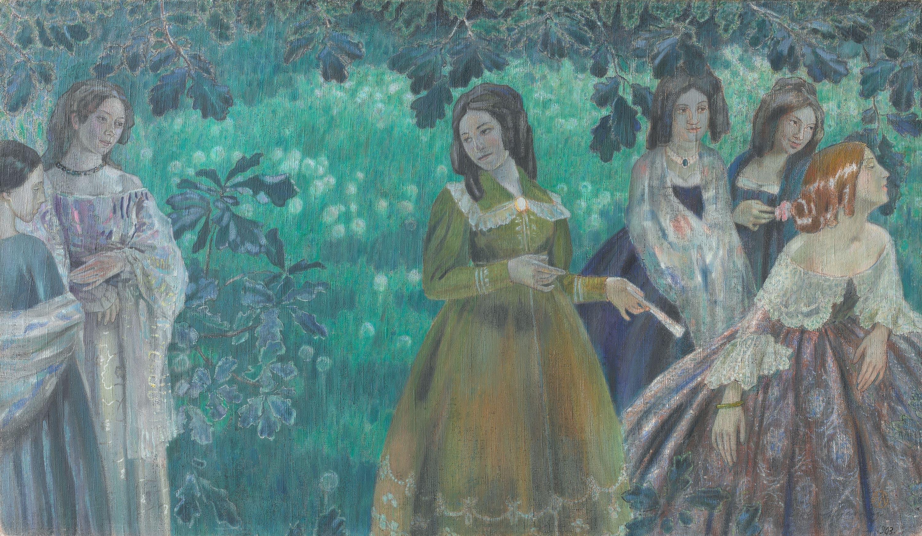 Виктор&nbsp;Борисов-Мусатов, &laquo;Изумрудное ожерелье&raquo;, 1903&ndash;1904