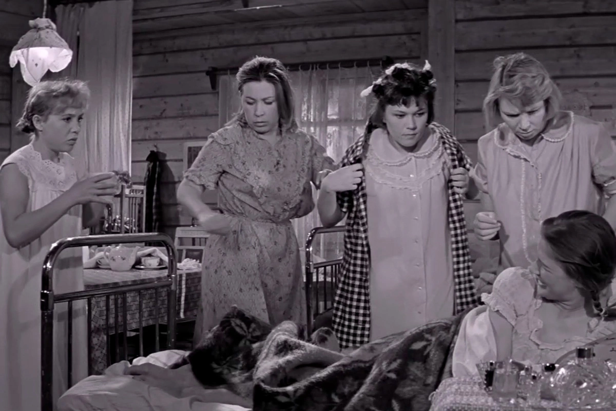 Кадр из фильма «Девчата» (1962), режиссер Юрий Чулюкин
