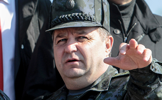 Командующий Национальной Гвардии Украины генерал-полковник Степан Полторак