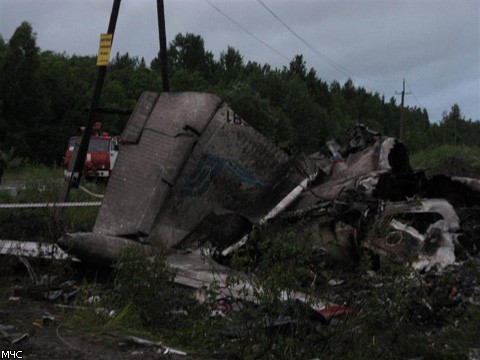 Под Петрозаводском разбился Ту-134  