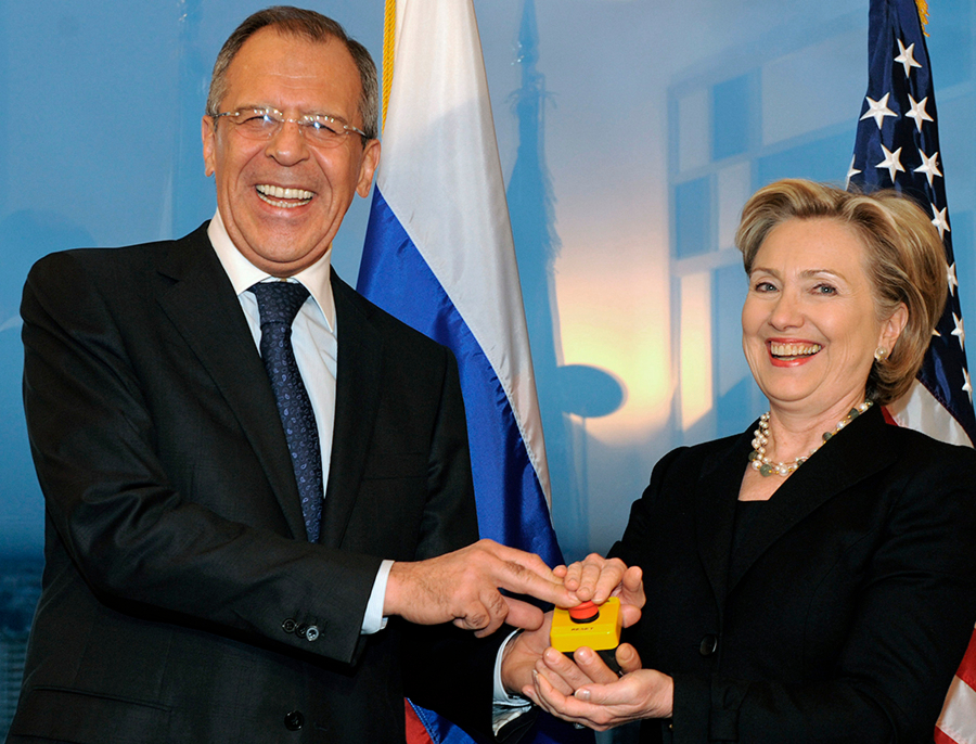 Сергей Лавров и Хиллари Клинтон, 2009&nbsp;г.