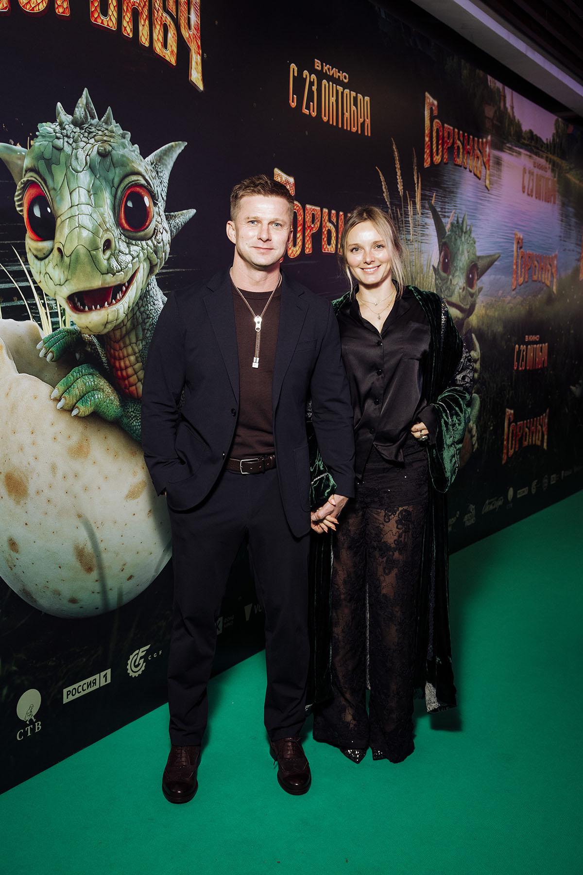 Роман Курцын с женой