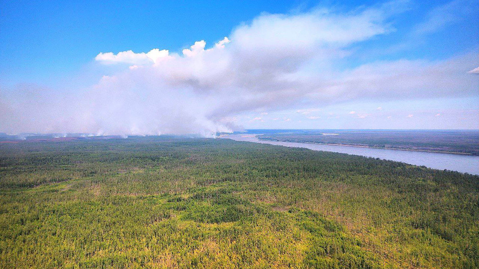 <p>Пожар в&nbsp;Таттинском улусе, 30 июня 2024 года</p>