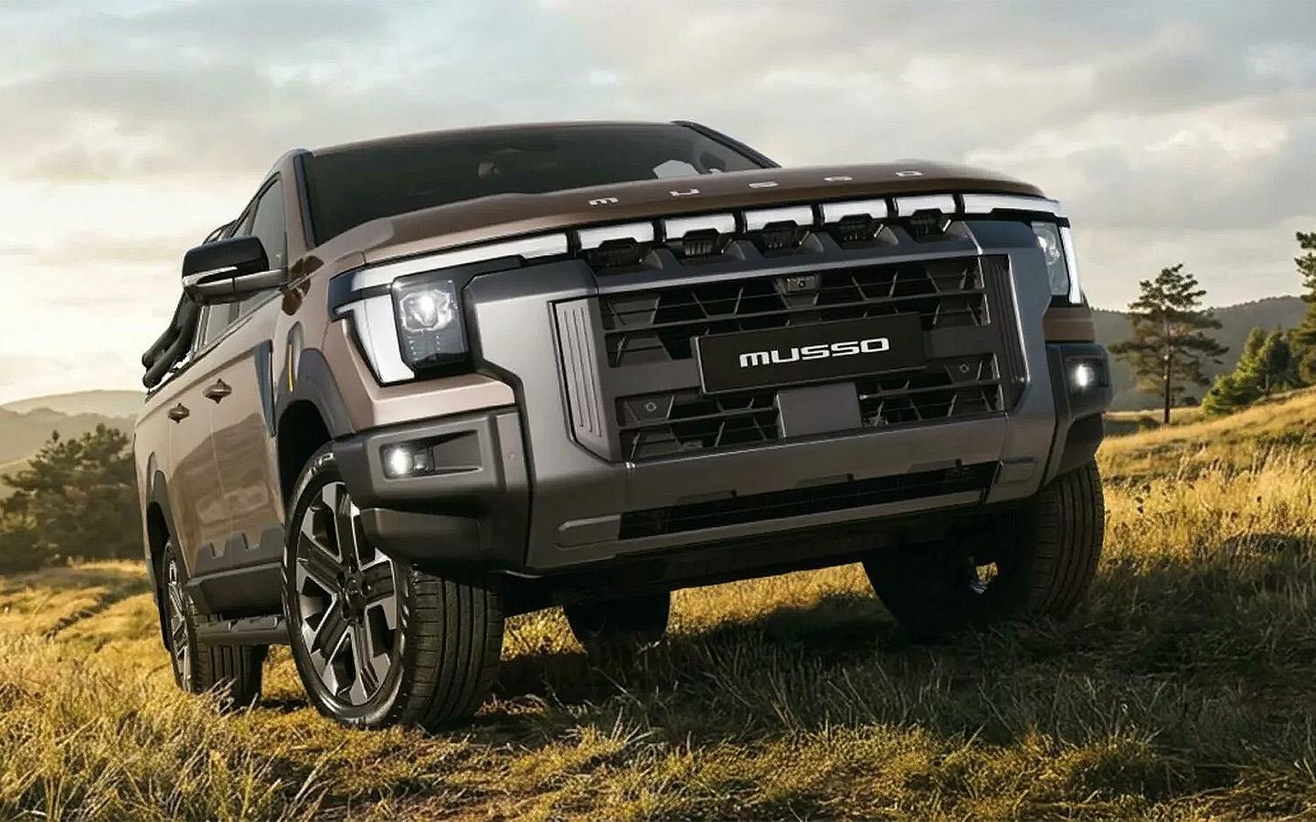 KGM показал первые фото нового пикапа Musso. В чем его особенности